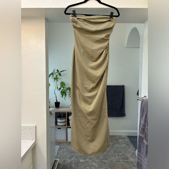 Green Zara Maxi Dress - Picture 2 of 5